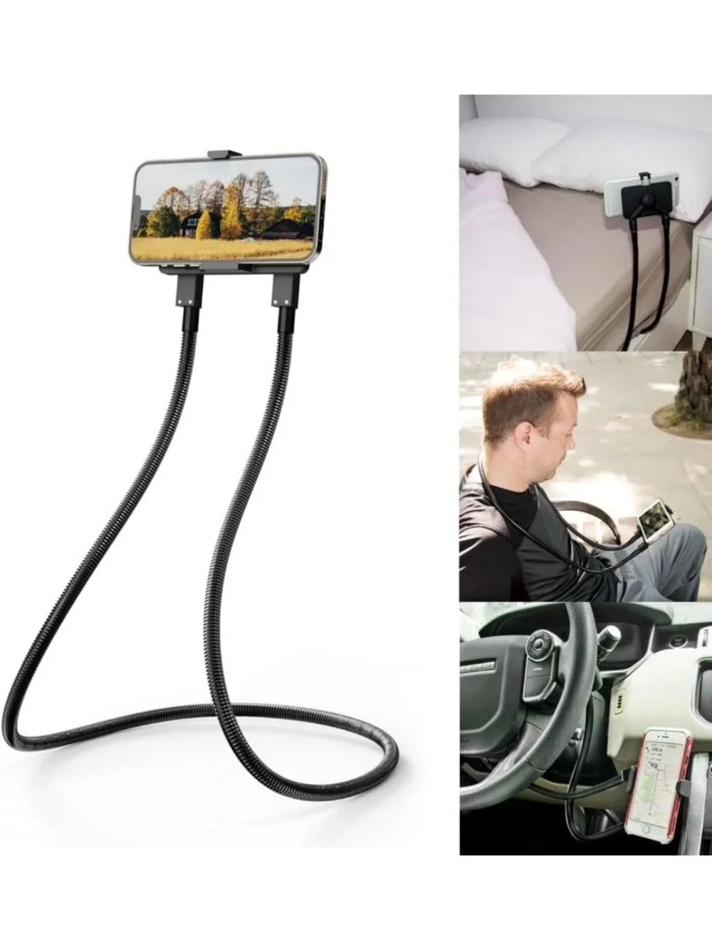 Universal Cell Phone Holder Stand, Flexible Lazy Bracket, Multi-Function Mount